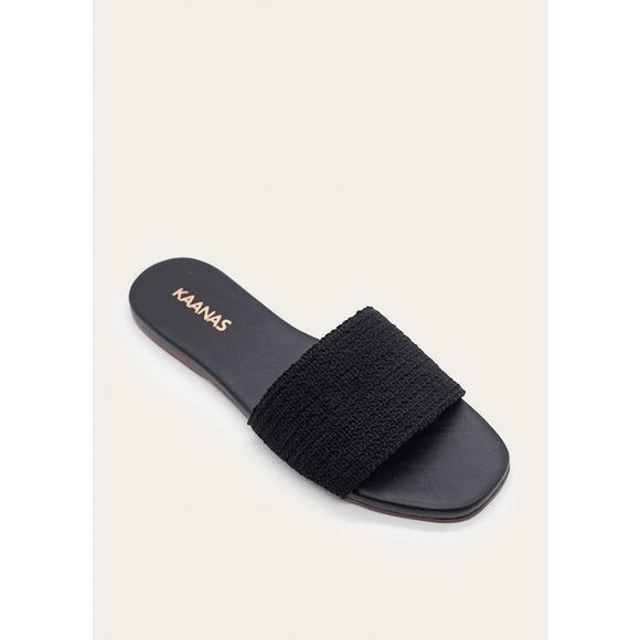 NEW KAANAS women's kaanas mallow sandals in black - Picture 3 of 3